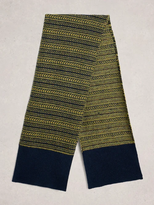 Écharpe Tricotée Jasper Fairisle Image 3