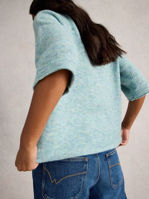 T-Shirt En Maille Kate - Mid Blue - 44 Image 4