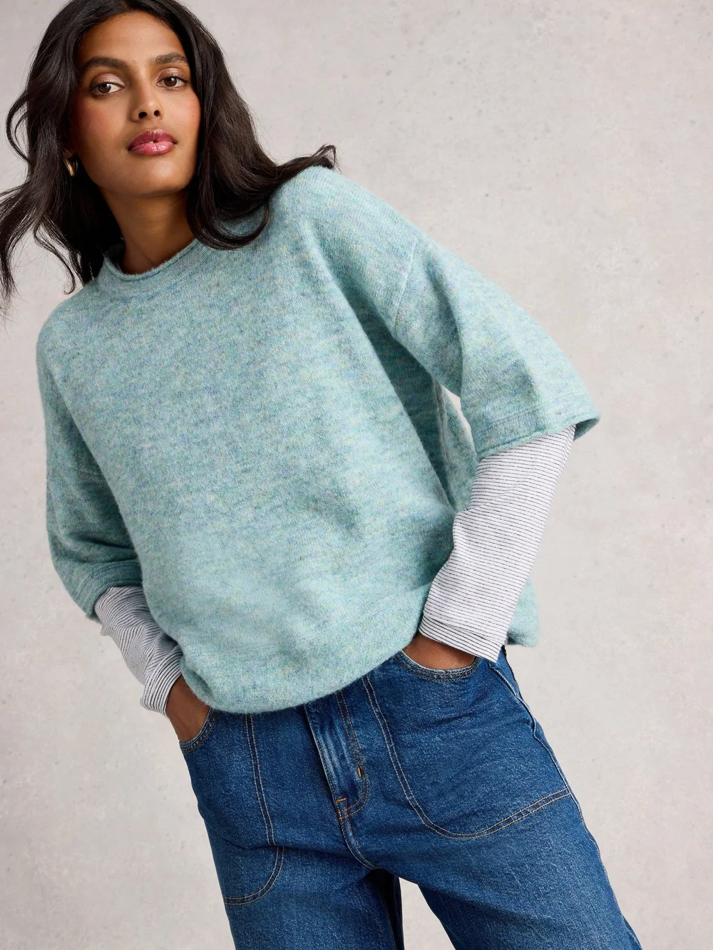 T-Shirt En Maille Kate - Mid Blue - 44 Image 1