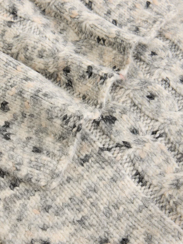 Écharpe tricotée Spacedye
