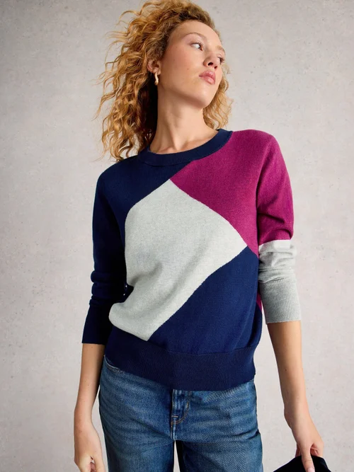 Pull Katie Abstract - Navy Multi - 52 Image 3