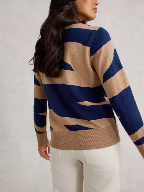 Pull Katie Abstract - Navy Pr - 52 Image 4