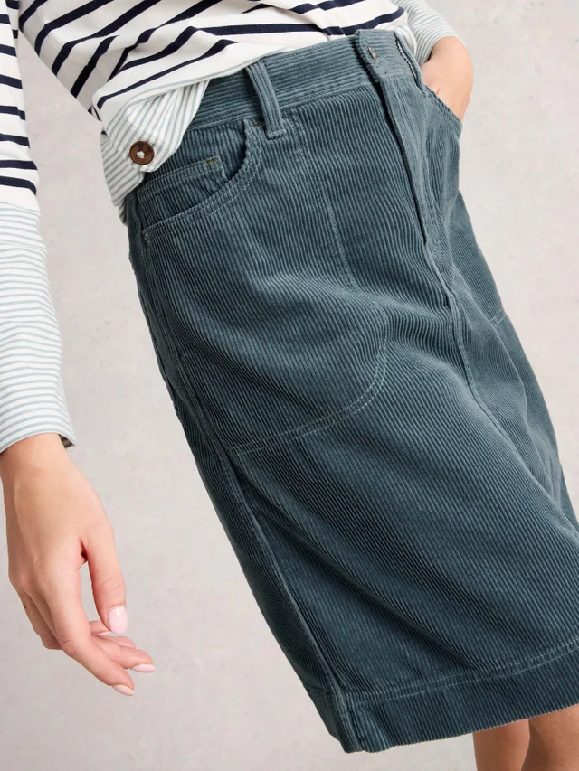 Jupe En Velours Côtelé Tia