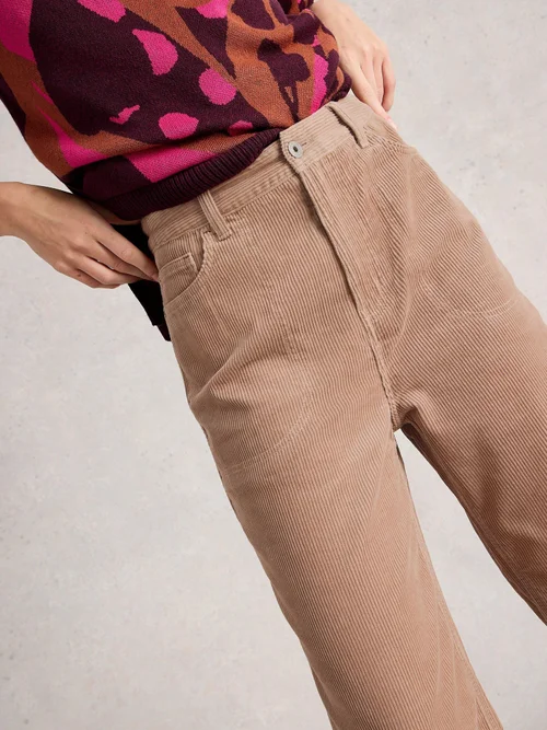 7/8-Kordhose Tia mit weitem Bein - Lgt Nat - 52/S Image 3