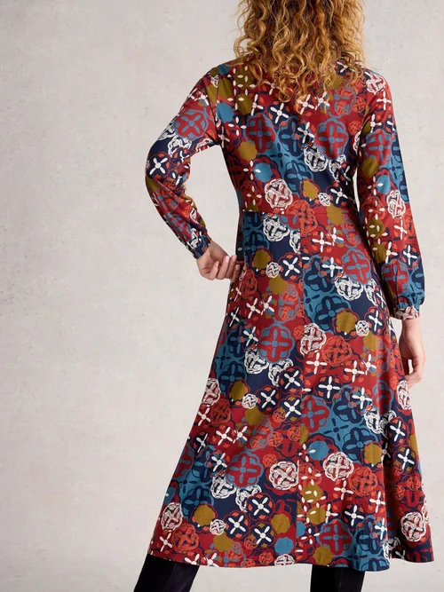 Robe En Jersey Megan - Chart Mlt - 52/R Image 4