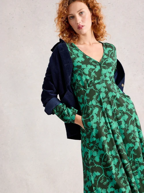 Robe En Jersey Megan - Green Pr - 52/R Image 3