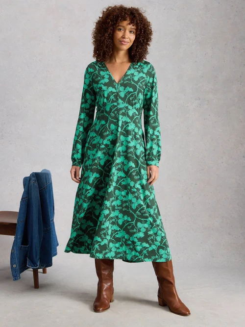 Robe En Jersey Megan - Green Pr - 42/R Image 2