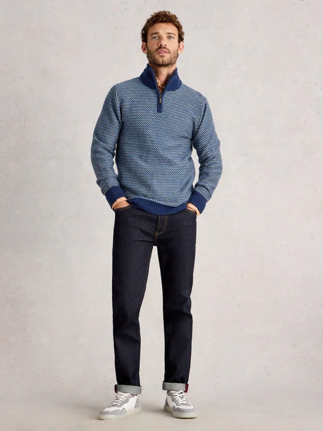 Selby À Rayures Et Col Cheminée