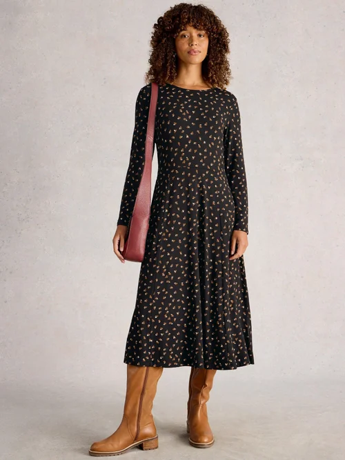 Robe en jersey Madeline - Blk Pr - 52/R Image 2