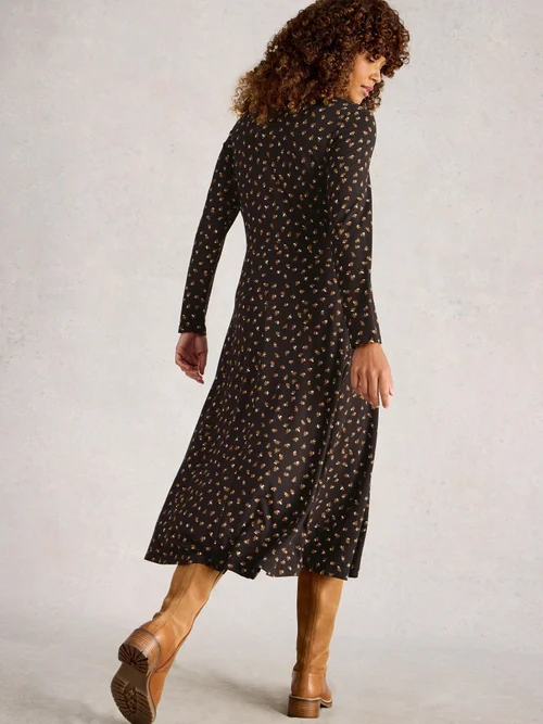 Robe en jersey Madeline - Blk Pr - 52/R Image 4