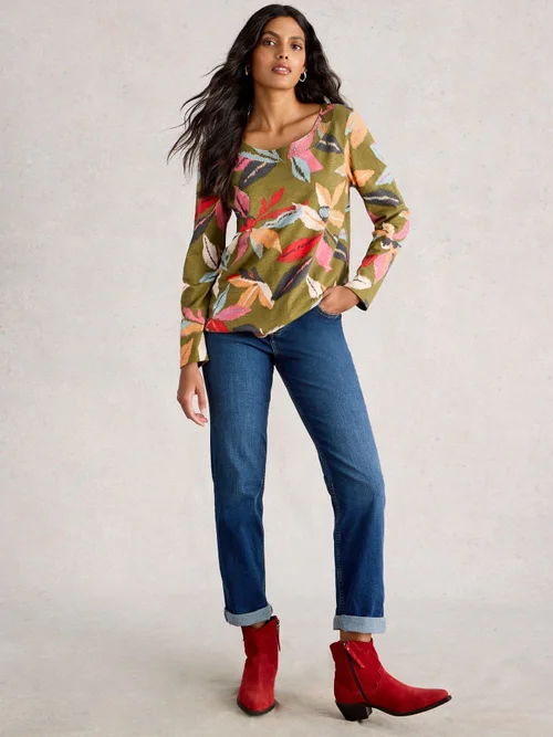 Weaver Ls Tee - Khaki Grn - 52 Image 2