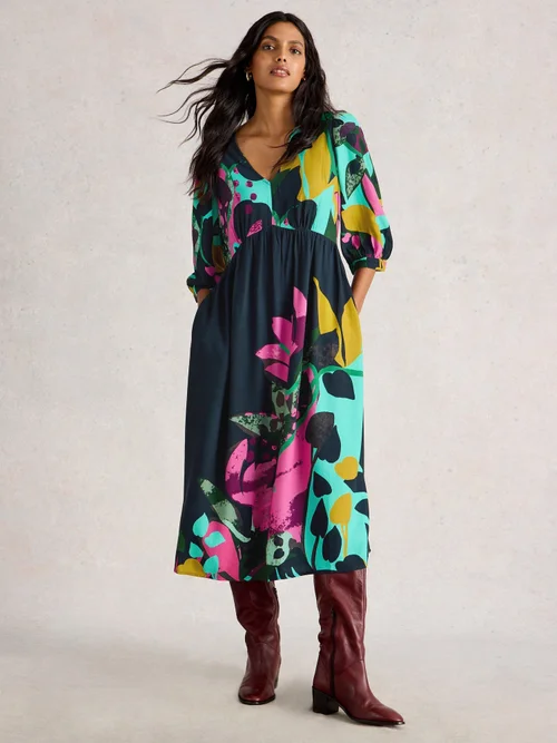 Robe midi Lucy - Pink Mlt - 52/R Image 2