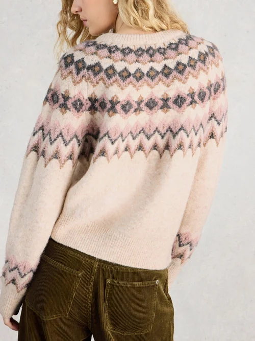 Cardigan Arctic Fairisle - Nat Mlt - 52 Image 4