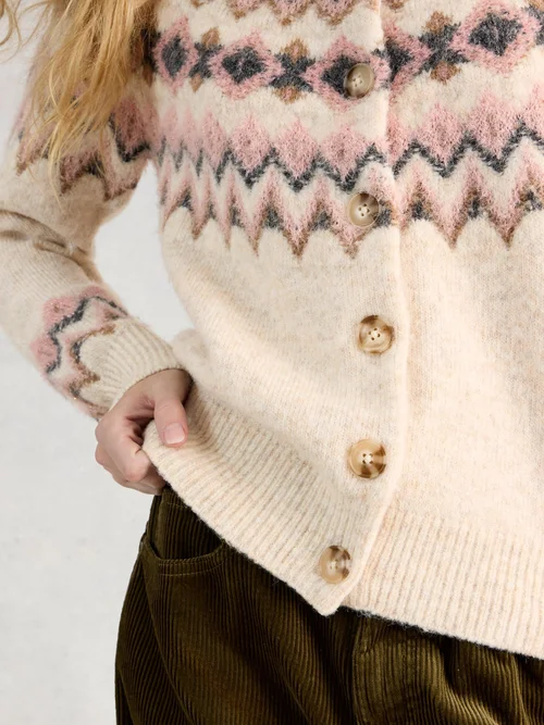 Cardigan Arctic Fairisle - Nat Mlt - 46 Image 3