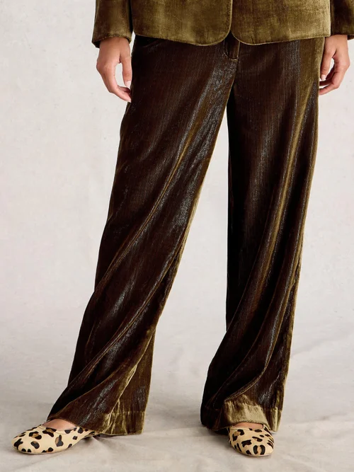 Pantalon large en velours Belle - Dk Chart - 50/R Image 1