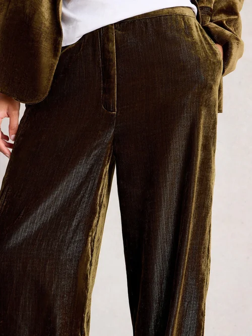 Pantalon large en velours Belle - Dk Chart - 50/R Image 3