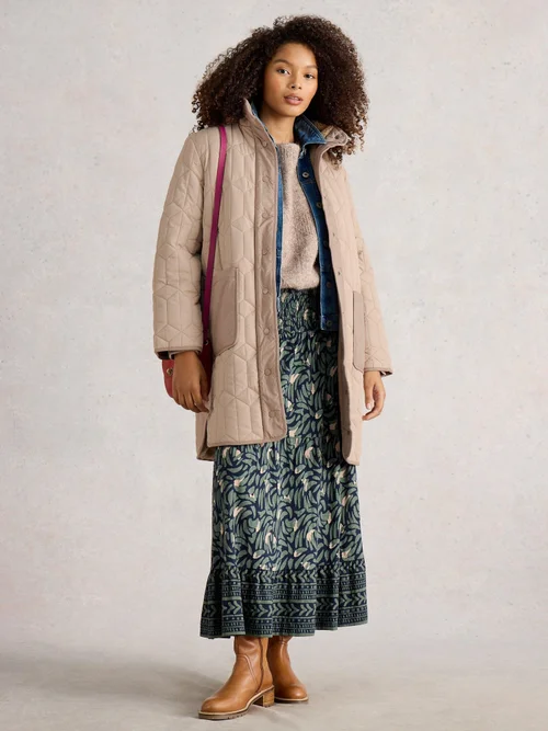 Manteau matelassé doublé Carmel Borg - Dk Nat - 50 Image 2