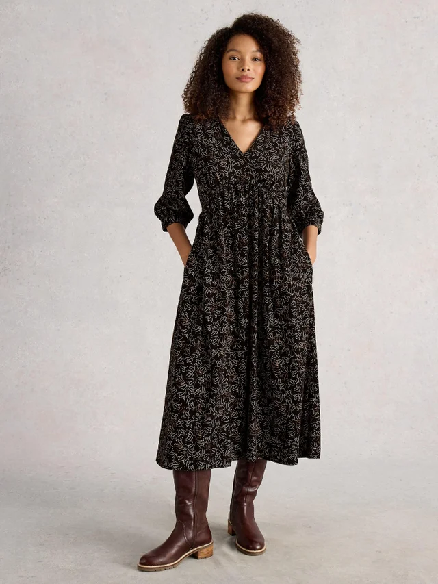 Robe en velours côtelé Lucy