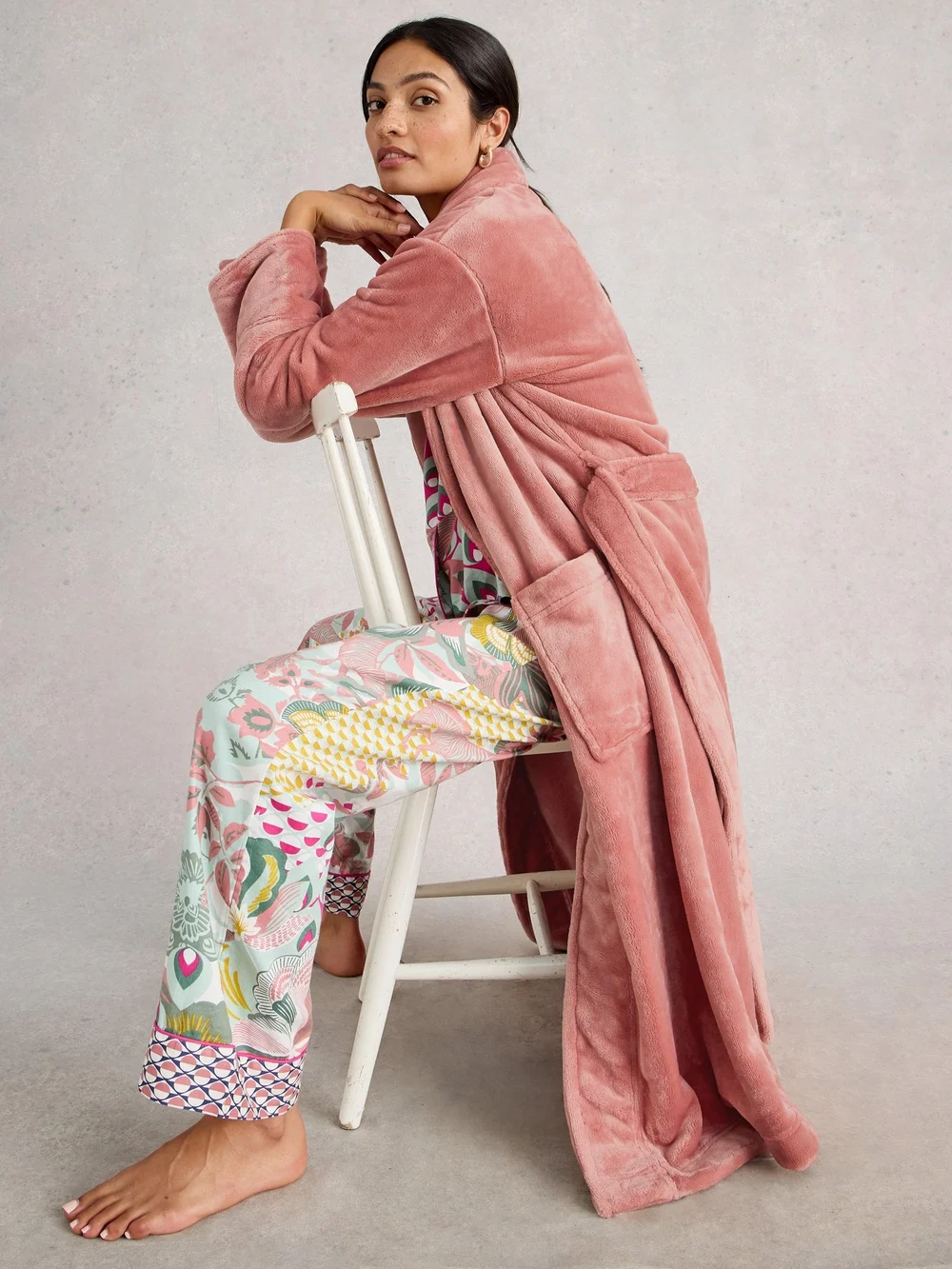 Robe De Chambre Clover Cosy - Lgt Pink - XXXL Image 1
