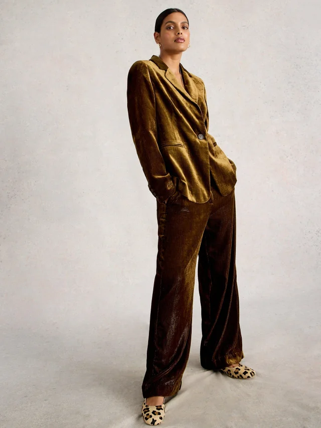 Blazer En Velours Evelyn