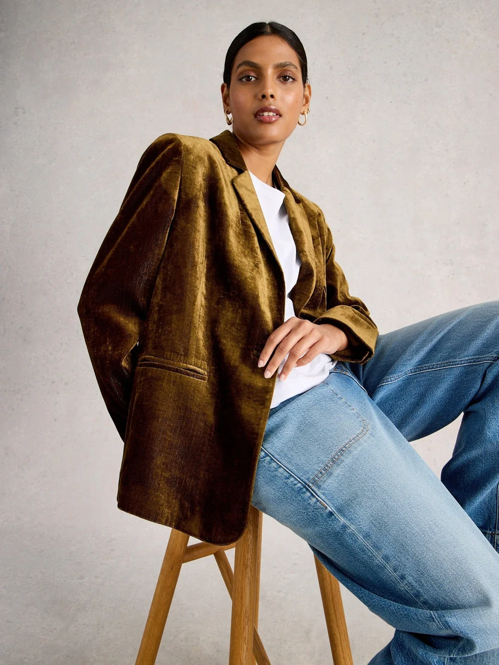 Blazer En Velours Evelyn - Dk Chart - 52 Image 1