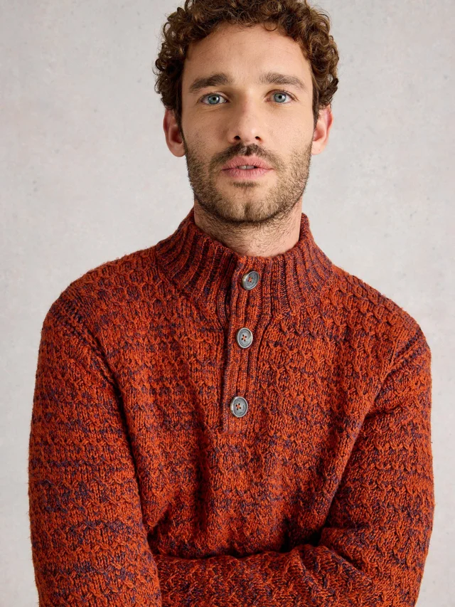 Albany À Col Boutonné Torsadé