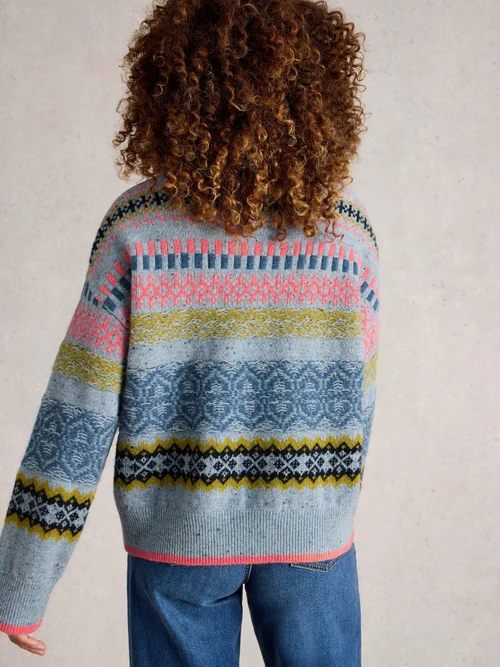 Pull Felicity Fairisle - Blue Mlt - 52 Image 4