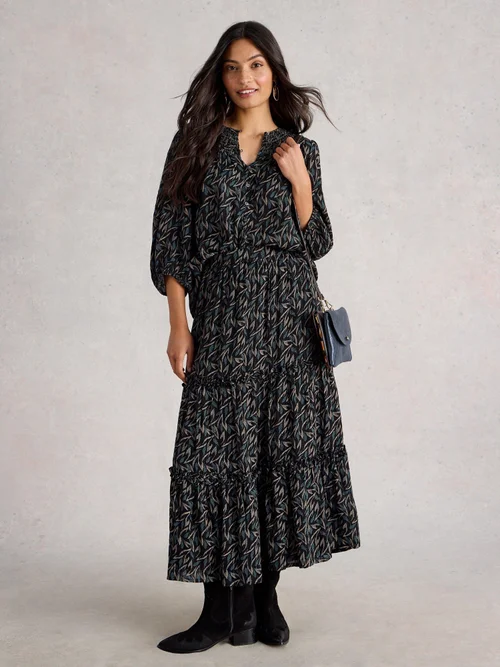 Jupe Midi Métallique Remi - Blk Mlt - 52/R Image 2