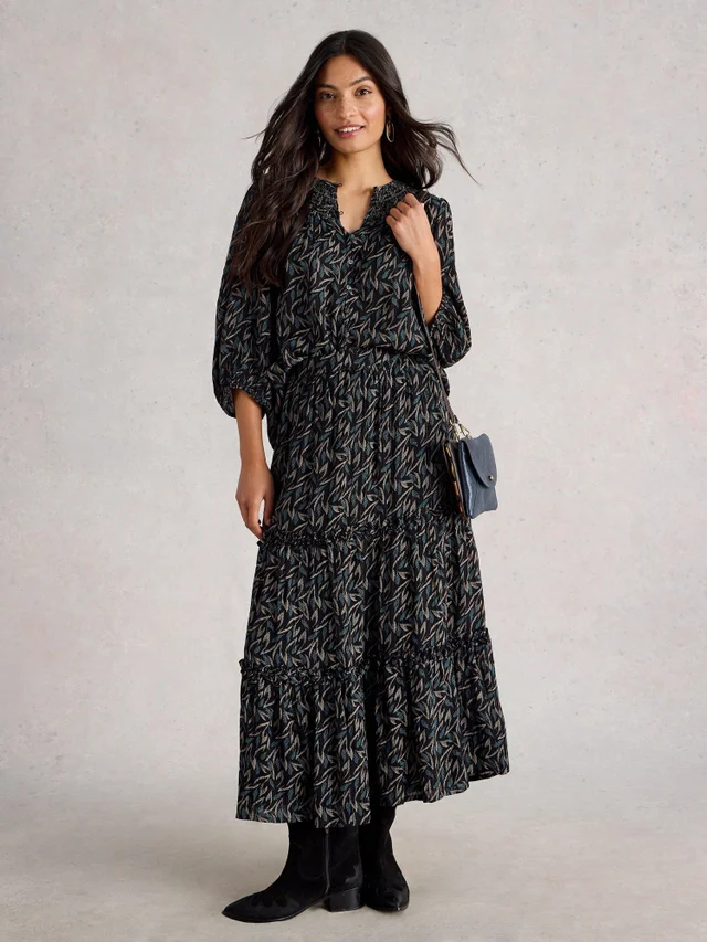 Jupe Midi Métallique Remi