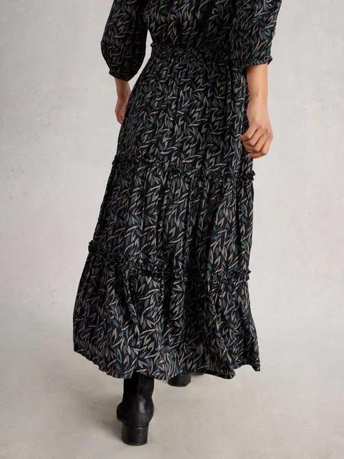 Jupe Midi Métallique Remi - Blk Mlt - 52/R Image 4