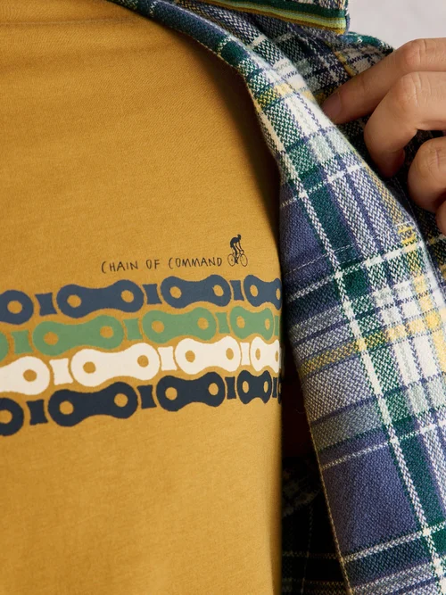 Abersoch Chaîne De Vélo Graphique - Yellow Pr - XXL Image 3