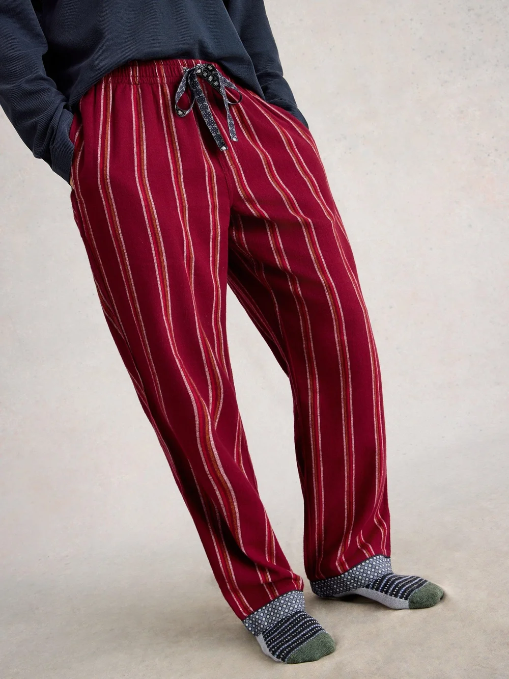 Pantalon De Pyjama En Flanelle Moorland - Dk Plum - XXXL Image 1