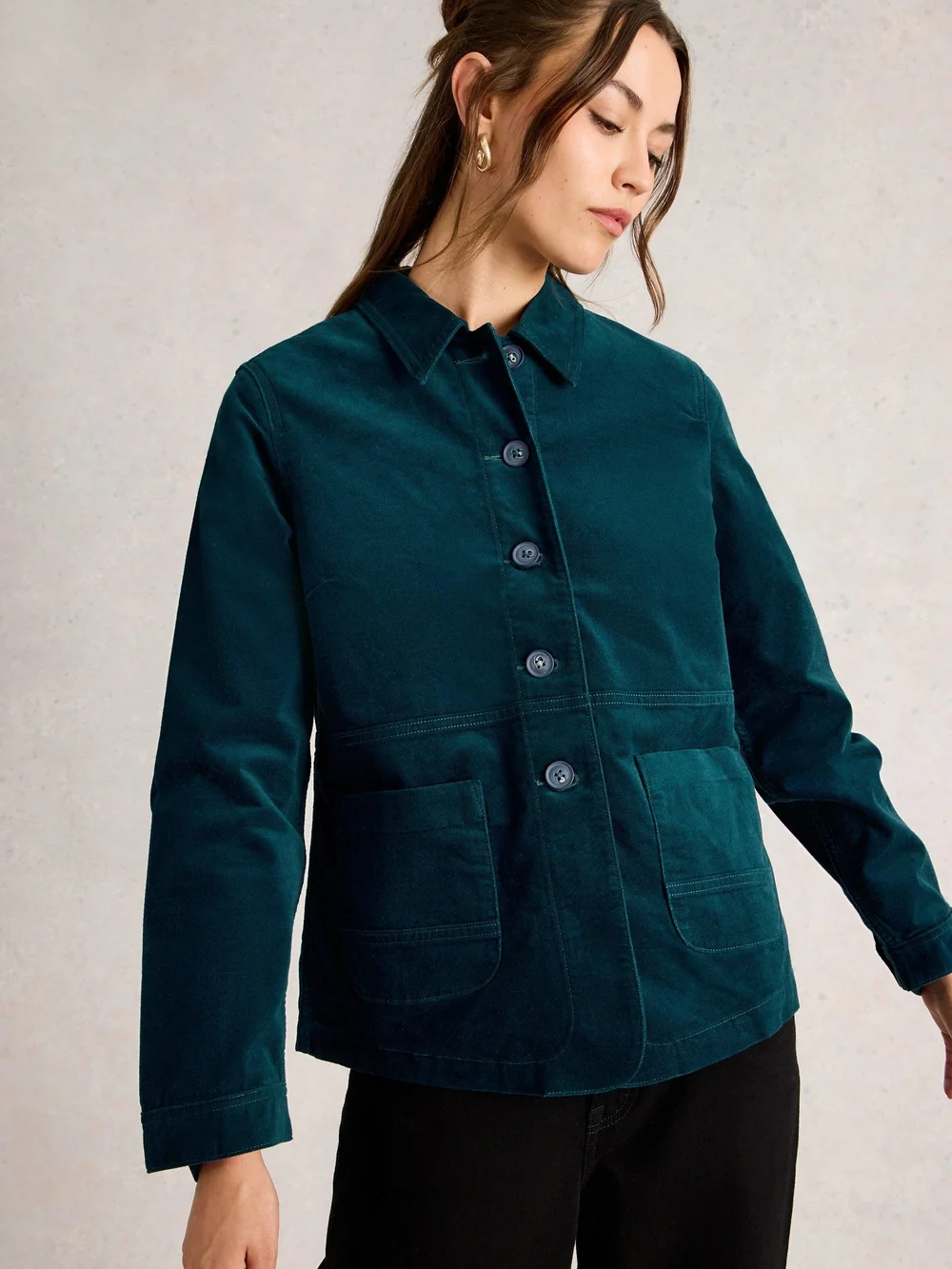 Veste En Velours Carrie - Dk Teal - 52 Image 1