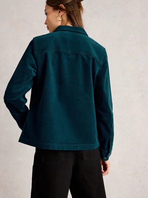 Veste En Velours Carrie - Dk Teal - 52 Image 4