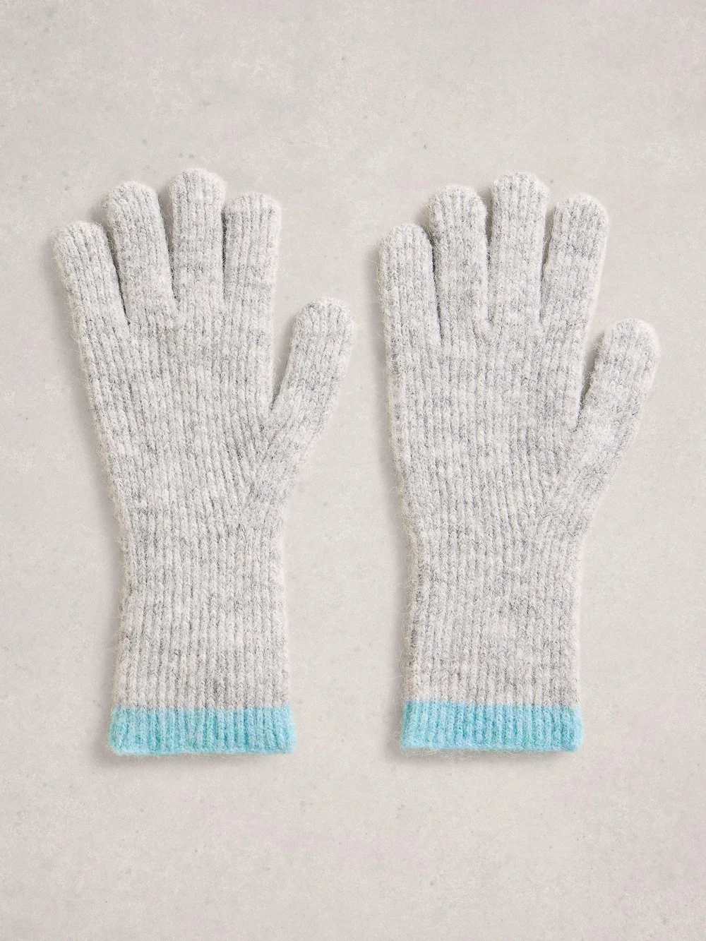 Gants Tricotés Color Block Image 1