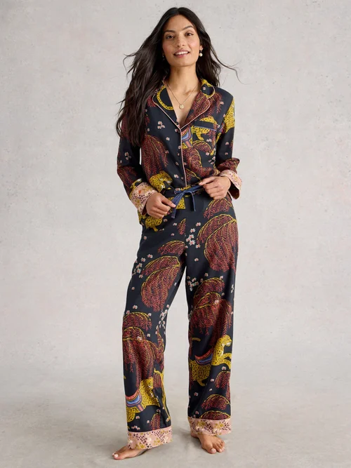 Pyjama Bio Nina - Blk Mlt - XXXL/S Image 2