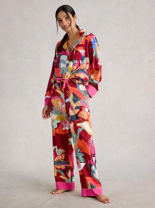 Pyjama Bio Nina - Red Mlt - XXXL/S Image 2