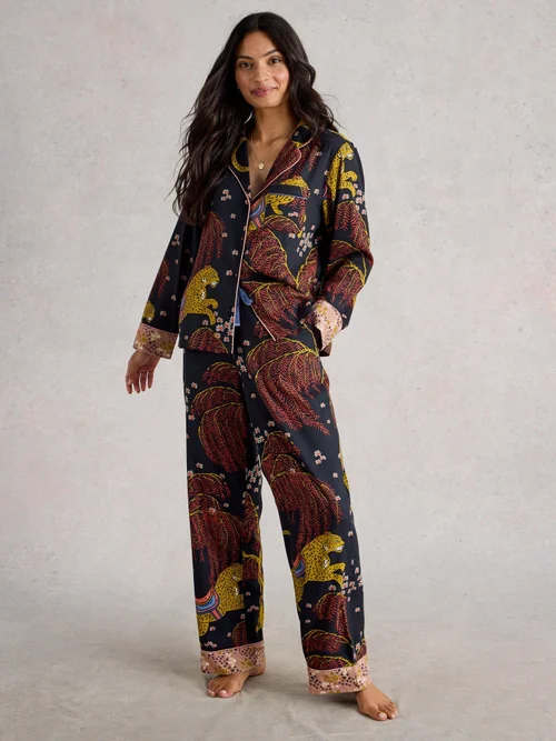 Chemise De Nuit Nina Organic - Blk Mlt - XXXL Image 2