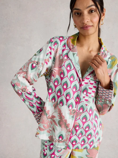 Chemise De Nuit Nina Organic - Green Mlt - XXXL Image 3