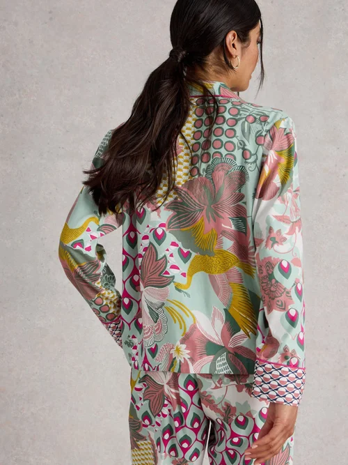 Chemise De Nuit Nina Organic - Green Mlt - XXXL Image 4