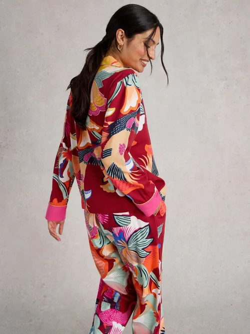 Chemise De Nuit Nina Organic - Red Mlt - XXXL Image 4