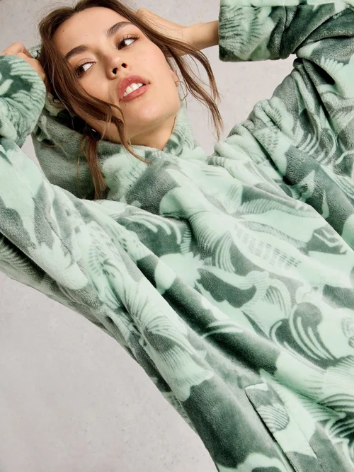 Sweat À Capuche Clover Snuggle - Green Mlt - XL Image 1