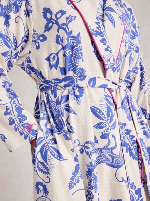 Robe De Chambre En Jersey Nina - Nat Mlt - M Image 3