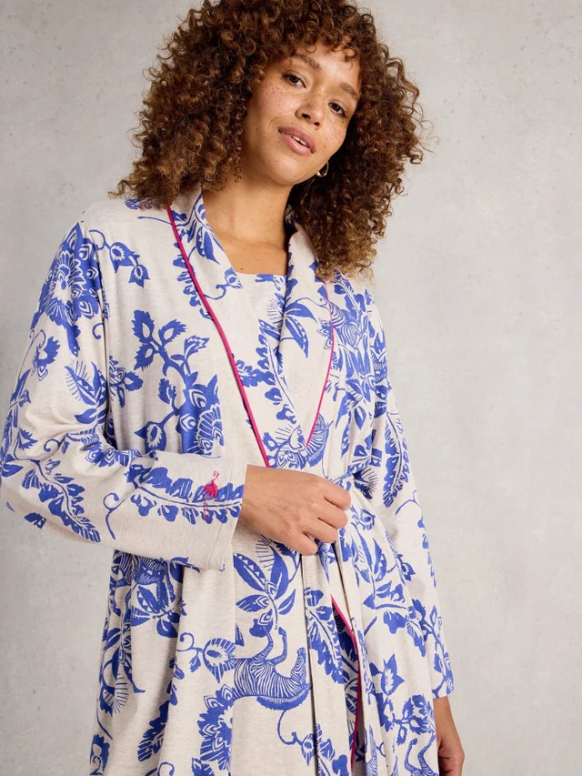 Robe De Chambre En Jersey Nina
