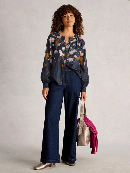 Haut Yuki  - Navy Multi - 46 Image 2