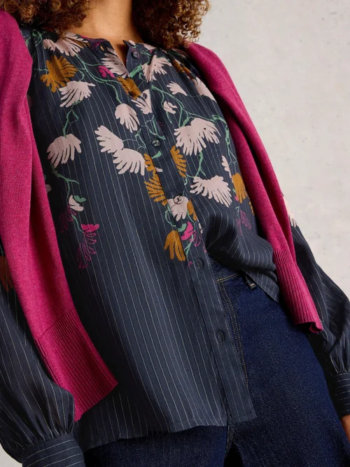 Haut Yuki  - Navy Multi - 46 Image 3