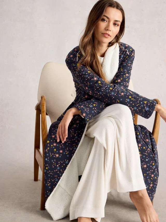 Robe De Chambre Doublée Ava