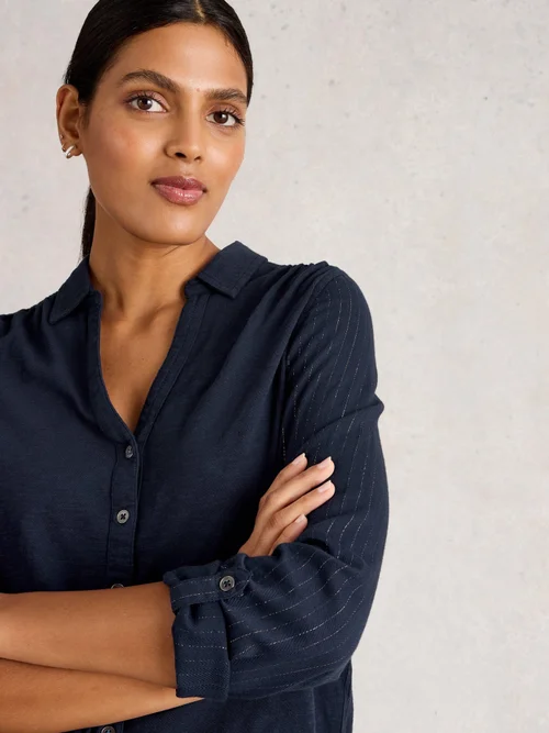 Chemise Annie Sparkle Mix - Dark Navy - 40 Image 3