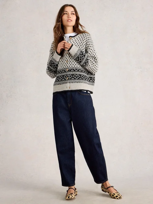 Holly Heart Cardi - Ivory Mlt - 52 Image 2