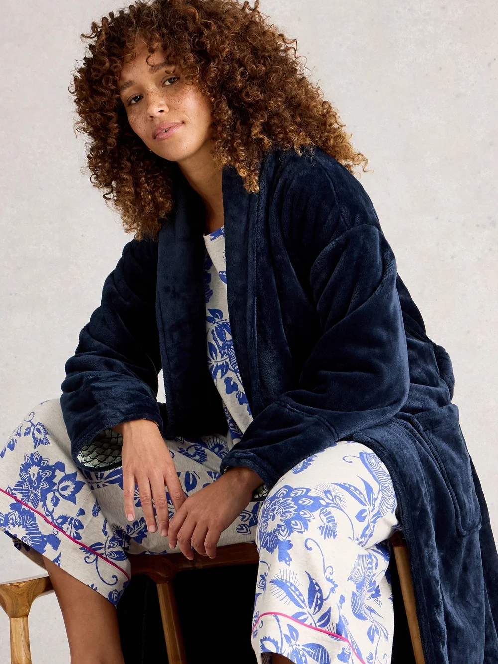Robe De Chambre Clover Cosy - Dark Navy - XL Image 1
